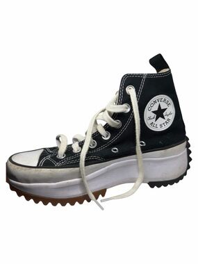 Converse All Stars Run Star Hike Platform Sneakers Black White